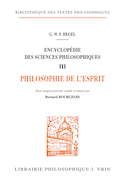 Encyclopédie des sciences philosophiques, t. 03